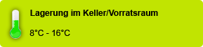 Obst und Gemüsesorten für die Lagerung in Keller, Vorratsraum oder Speisekammer